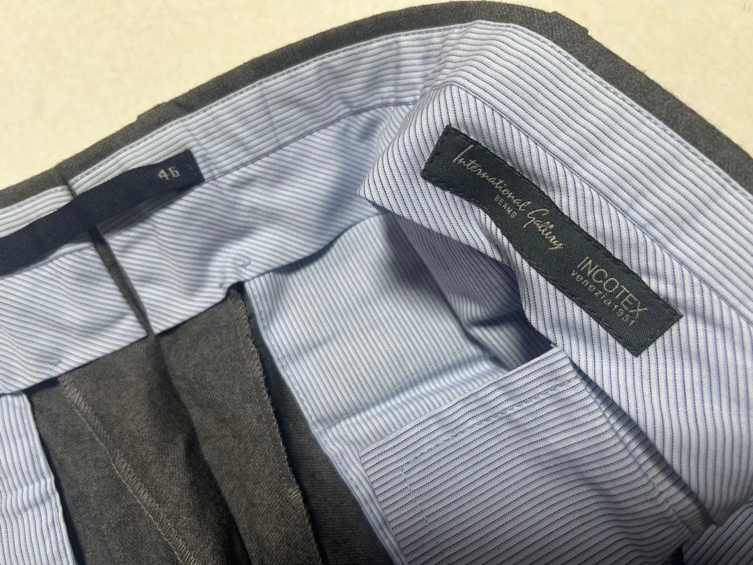 インコテックス 46 未使用 ミディアムグレー ビームス別注