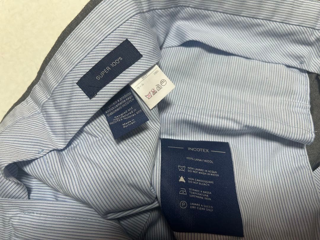 インコテックス 46 未使用 ミディアムグレー ビームス別注