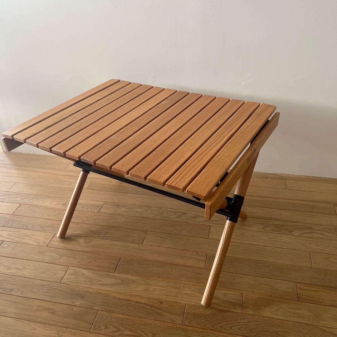 ハングアウト　折りたたみ木製アウトドアテーブル