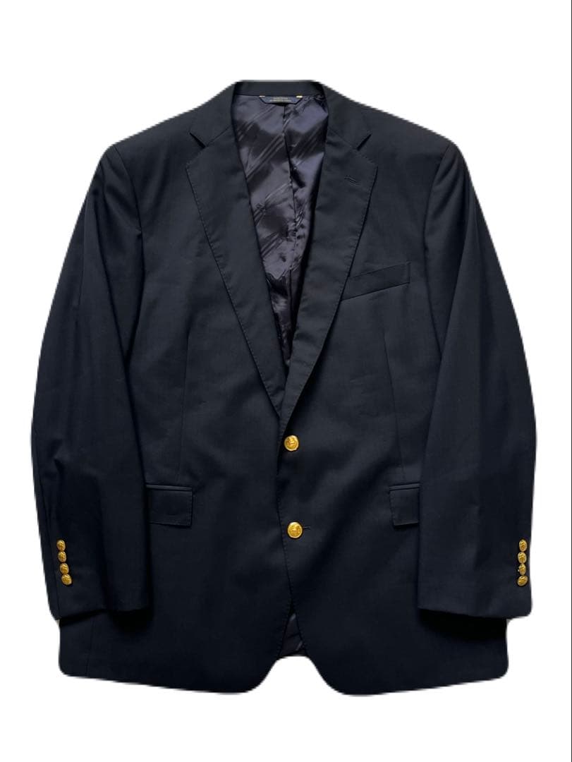 希少 USA製 ブルックスブラザーズ ネイビー ブレザー ジャケット 44R