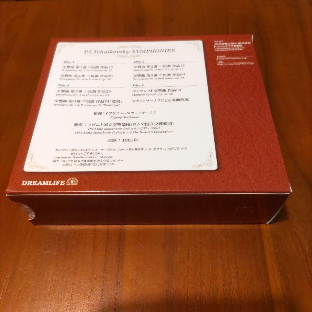 チャイコフスキー交響曲全曲DVD　スヴェトラーノフ指揮・ソヴィエト国立交響楽団
