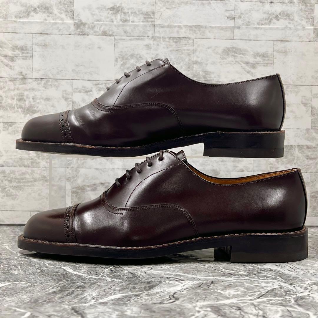 【美品】 リーガル ドレスシューズ 26cm 革靴 内羽根 ストレートチップ