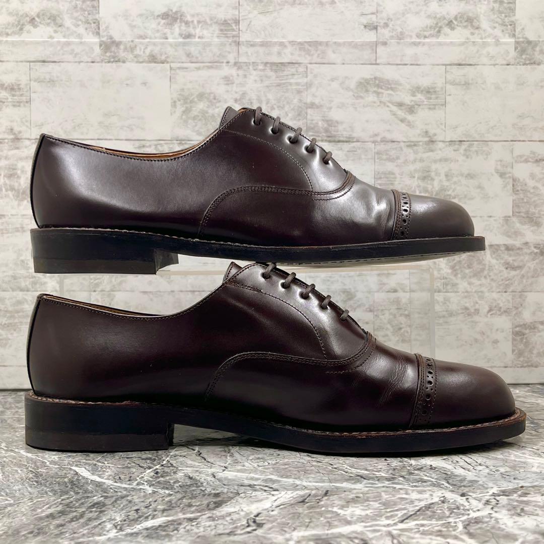 【美品】 リーガル ドレスシューズ 26cm 革靴 内羽根 ストレートチップ