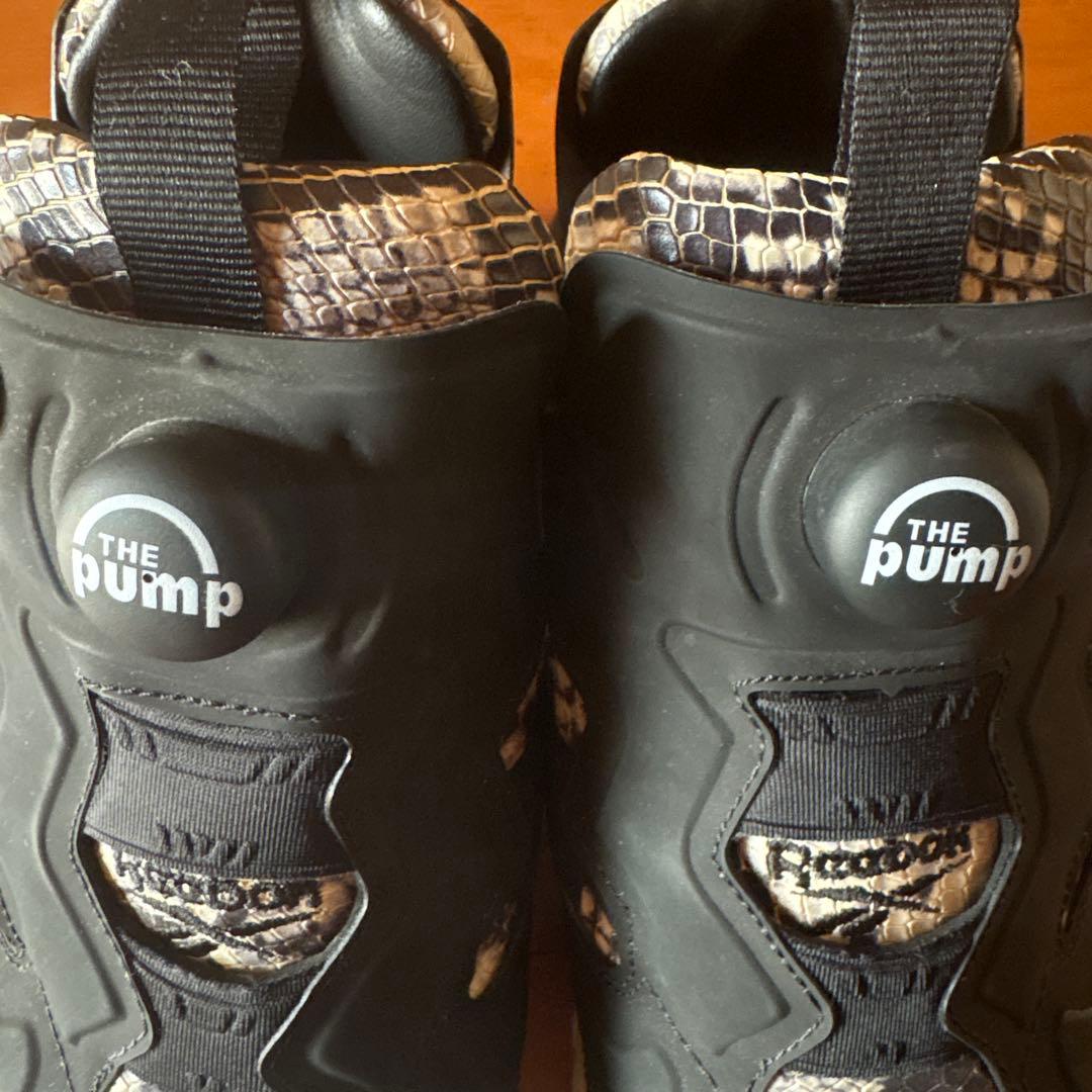 リーボック　インスタポンプフューリー　パイソン　ブラック　24cm