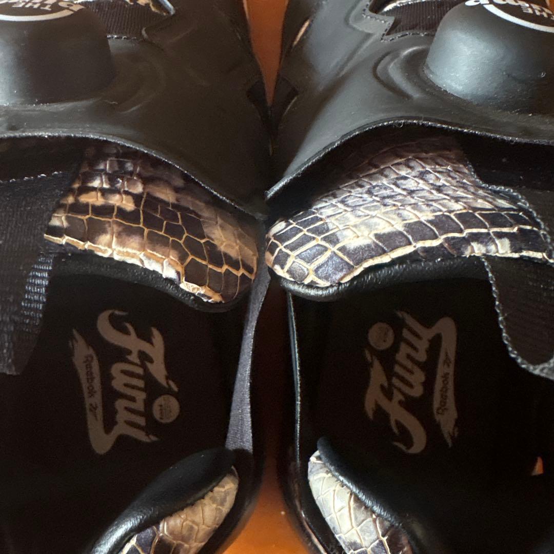 リーボック　インスタポンプフューリー　パイソン　ブラック　24cm