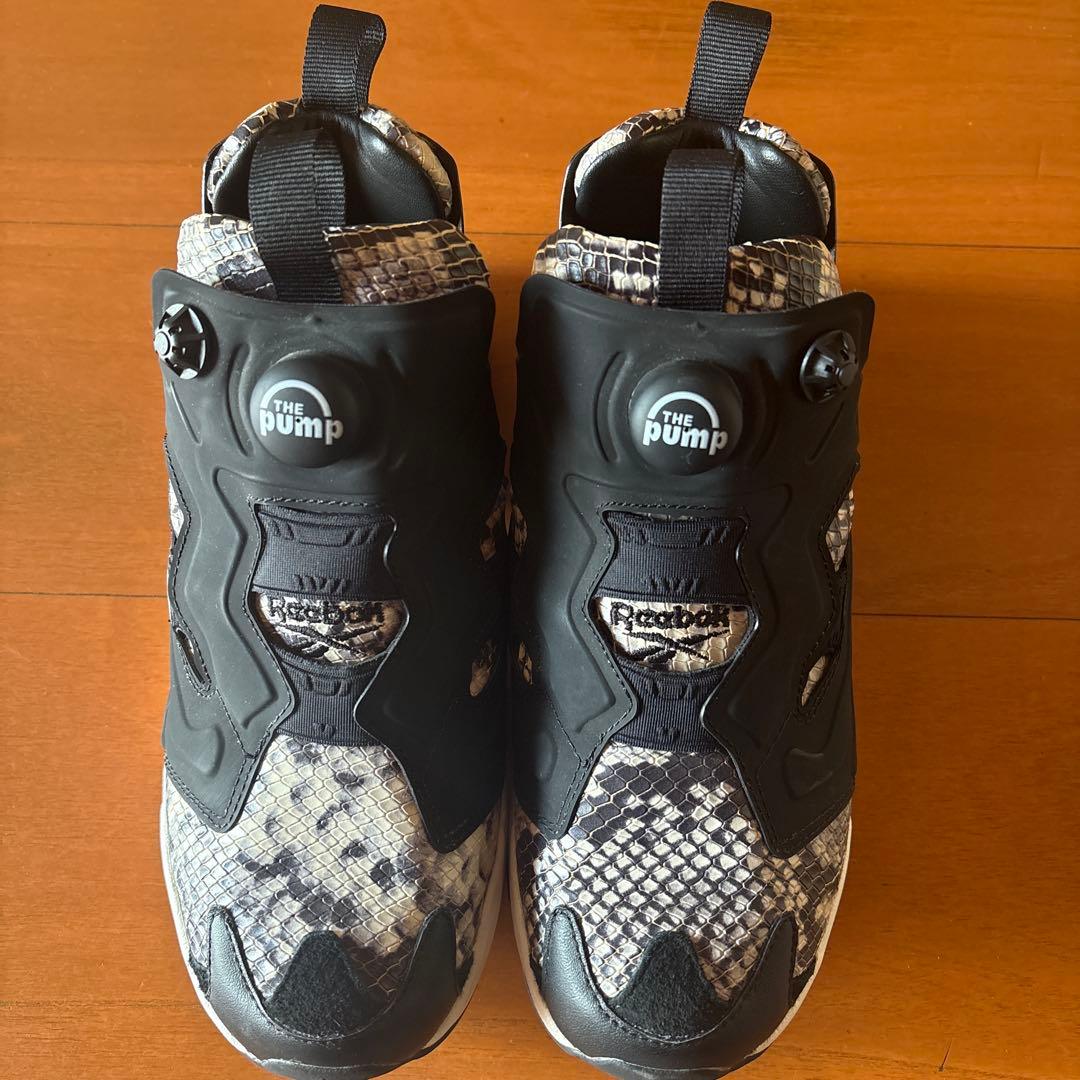 リーボック　インスタポンプフューリー　パイソン　ブラック　24cm