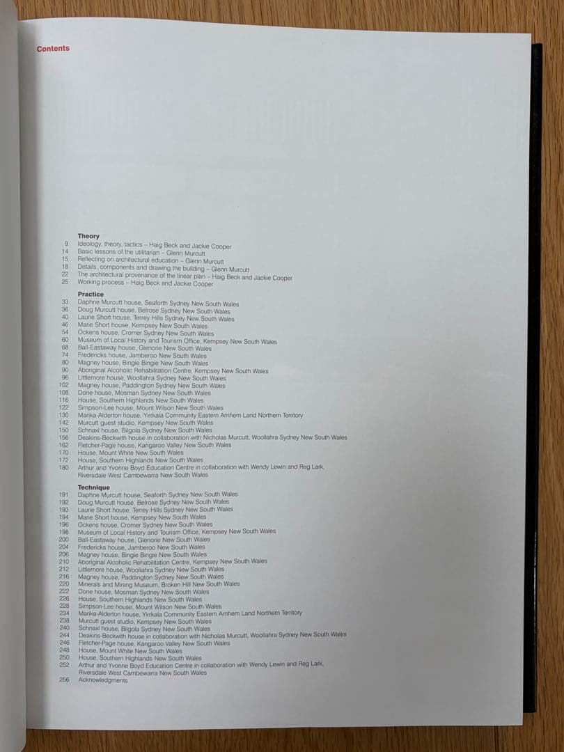 Glenn Murcutt 作品集　洋書