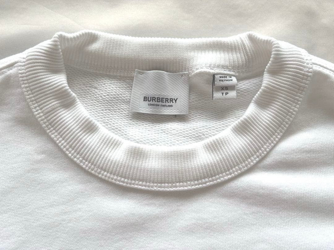 BURBERRY スウェット 白　【ティッシ期】