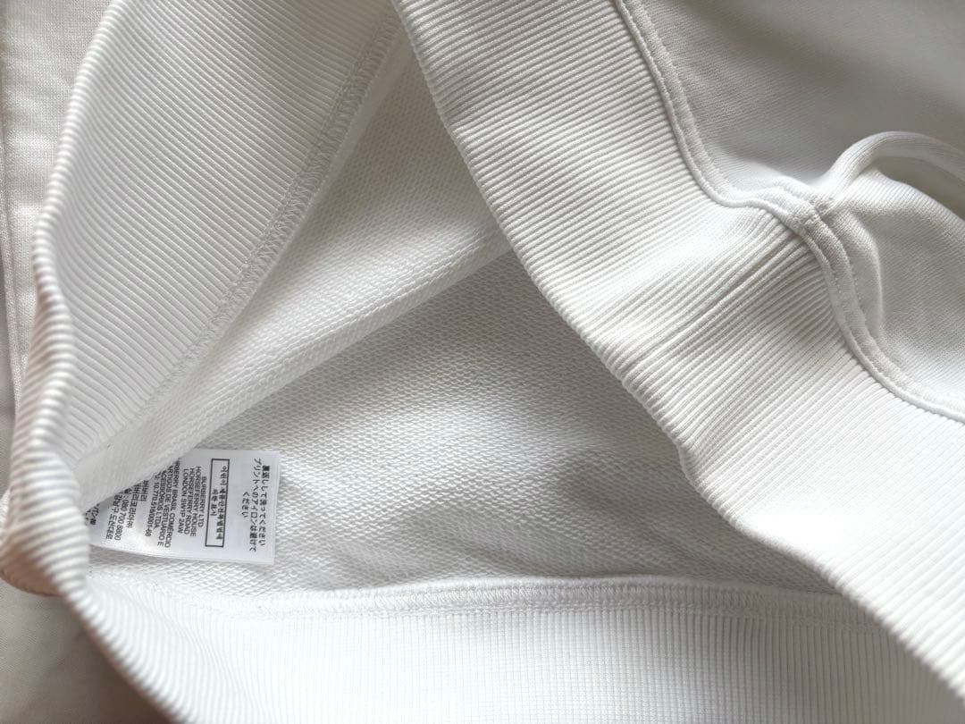 BURBERRY スウェット 白　【ティッシ期】