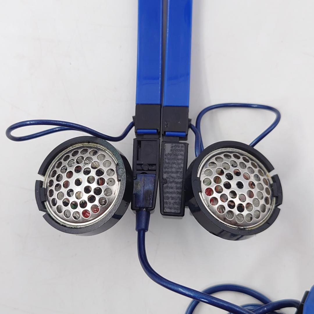 【動作保証】 AIWA HP-A50 アイワ 折りたたみヘッドホン ブルー 希少