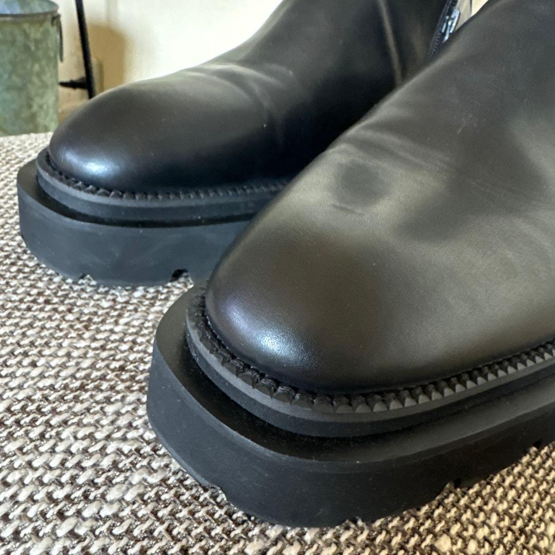 TAKEO KIKUCHI tk タケオキクチ ジップアップブーツ レザー