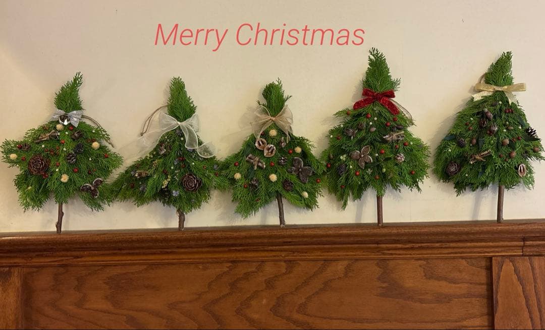 ビビ　もみの木スワッグ　ツリー型スワッグ　フレッシュスワッグ