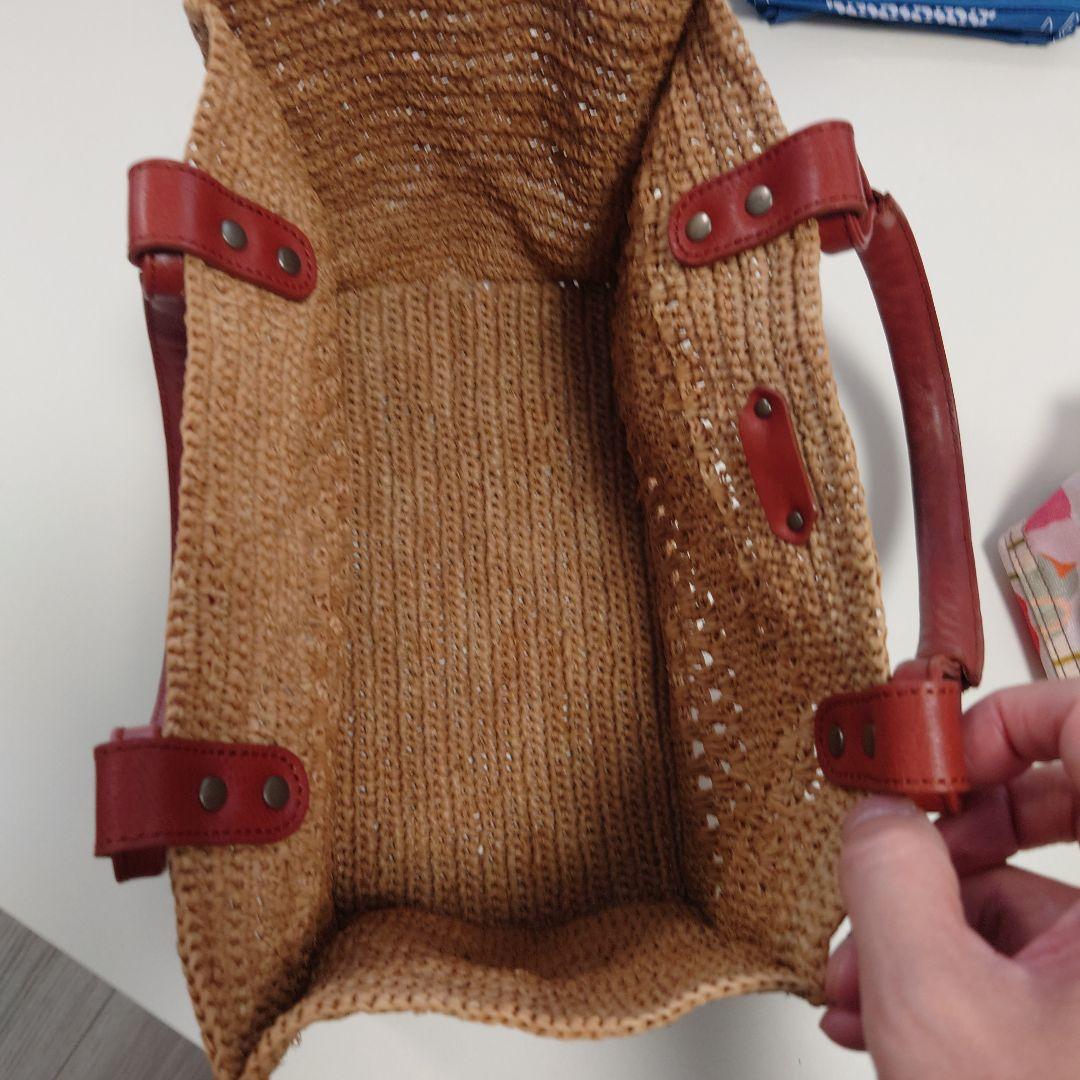 IBIZA ラフィア　ハンドバッグ　未使用品！