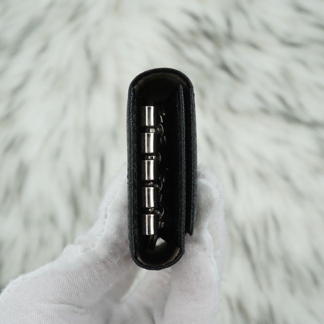 未使用品　箱付き　BURBERRY LONDON キーケース　ノバチェック　黒