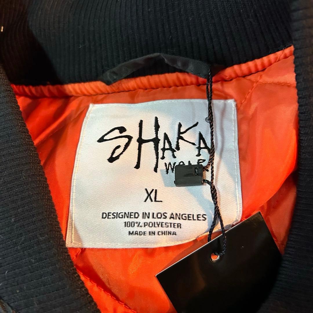 新品　MA1 ma-1 XLサイズ　SHAKA WEAR ナイロンジャケット