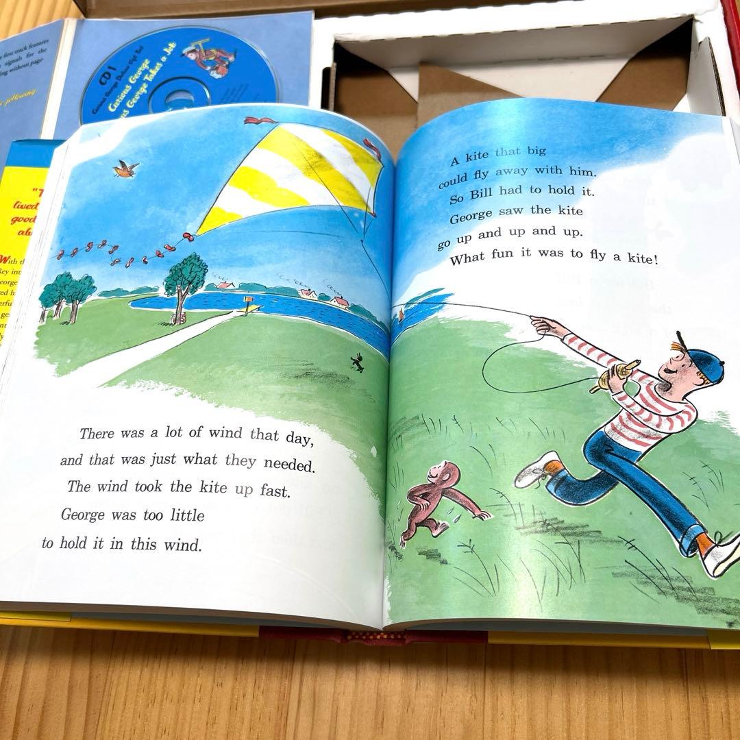 おさるのジョージ　洋書　CD付き