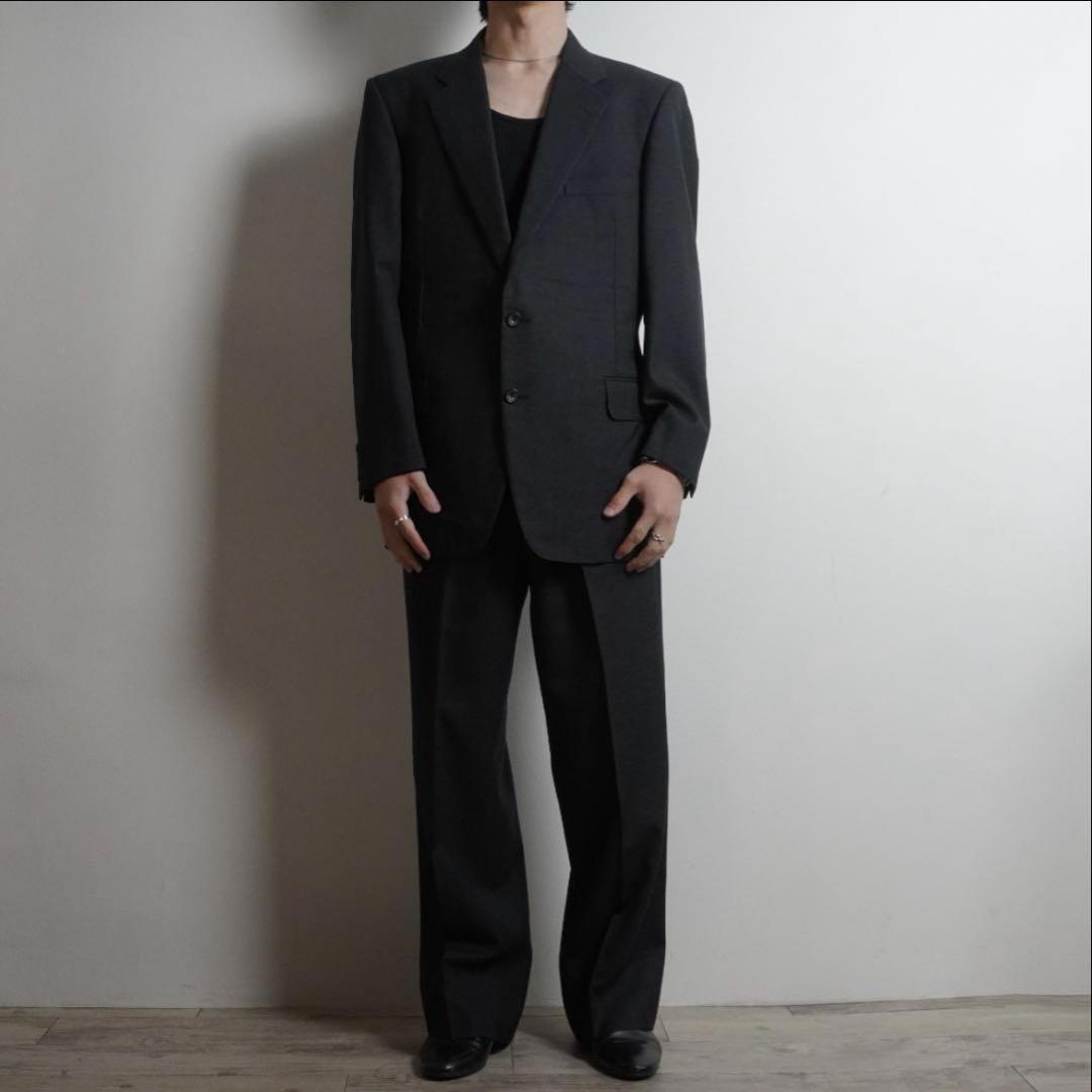 Burberrys シングルウールセットアップスーツ ダークグレー