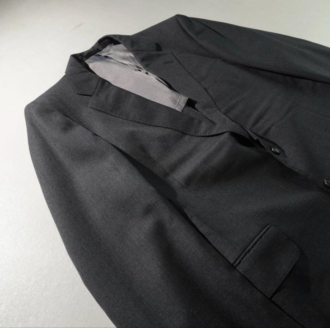 Burberrys シングルウールセットアップスーツ ダークグレー