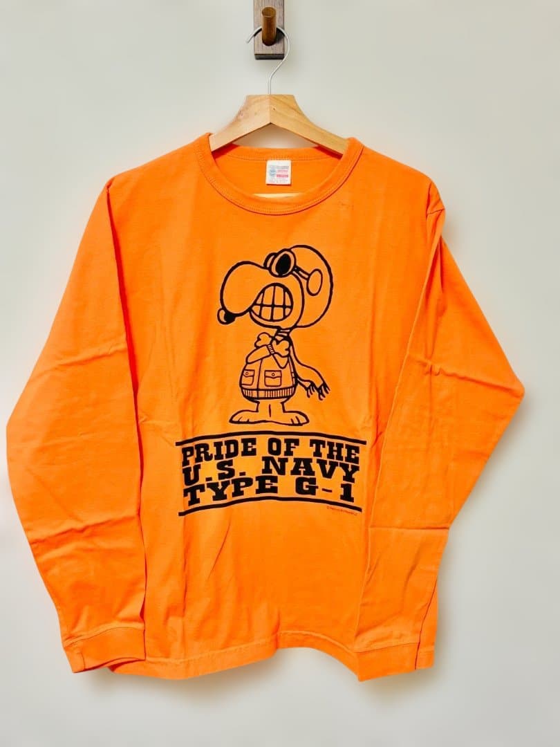 バズリクソンズ BUZZ RICKSON'S 長袖 Tシャツ スヌーピー