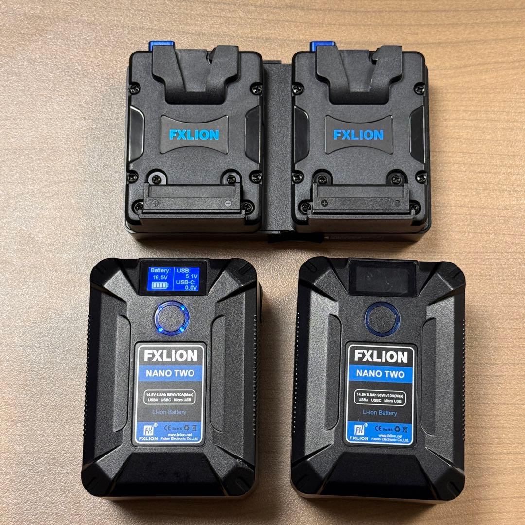 FXLION NANO TWO Vマウントバッテリーセット