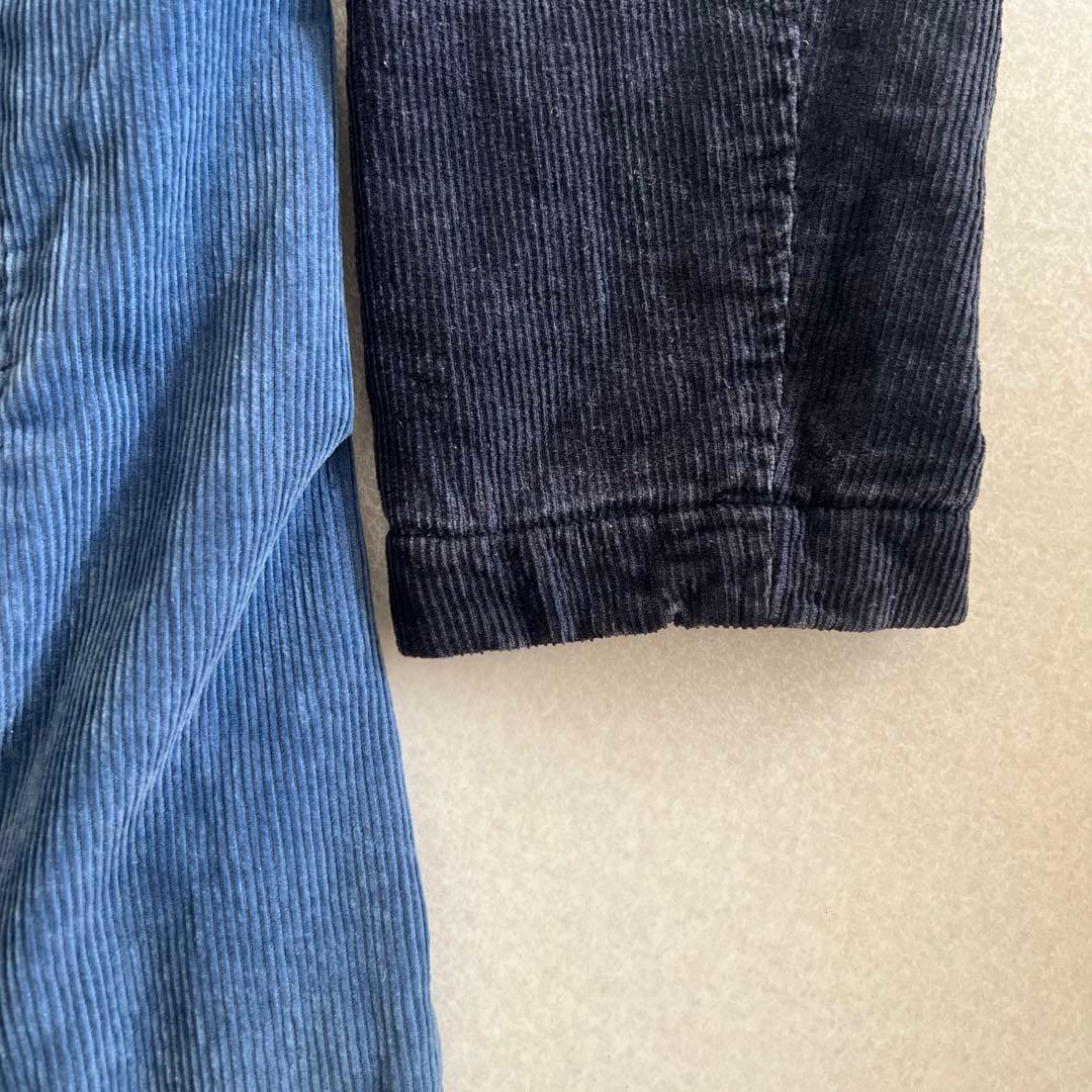 Five Brother インディゴ コーデュロイ パッチワークショップコート