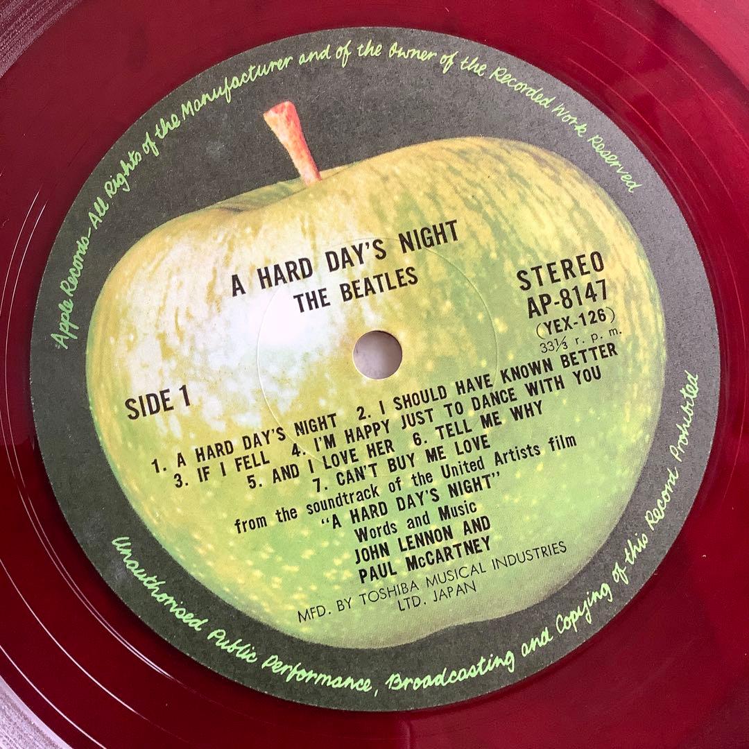 激レア! 赤盤 ビートルズ 1969年発売 補充注文票 ペラジャケ ハードデイズ