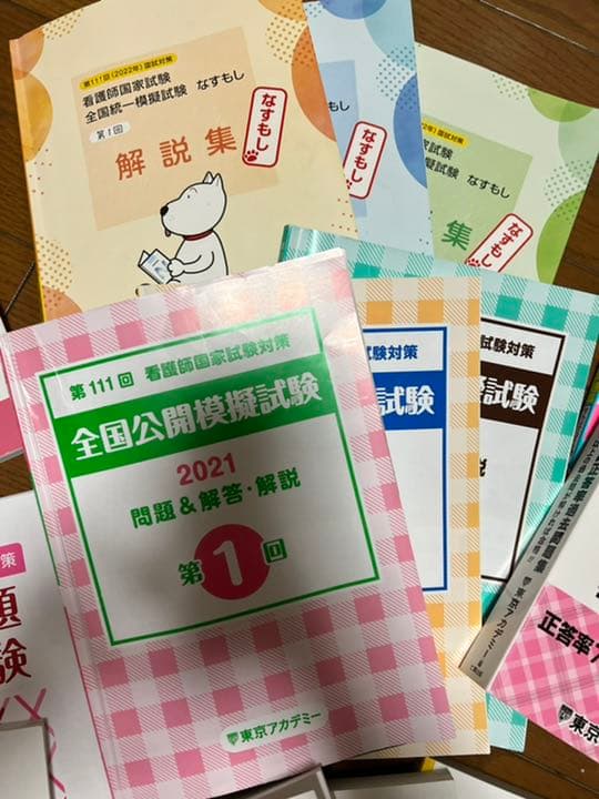 看護学生 看護師国家試験模試  参考書 東アカ 18点