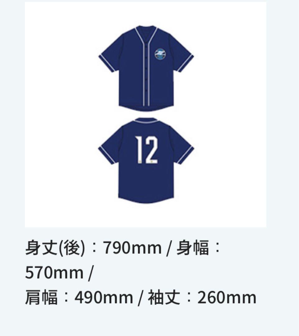 FC町田ゼルビアベースボールシャツ青 12番