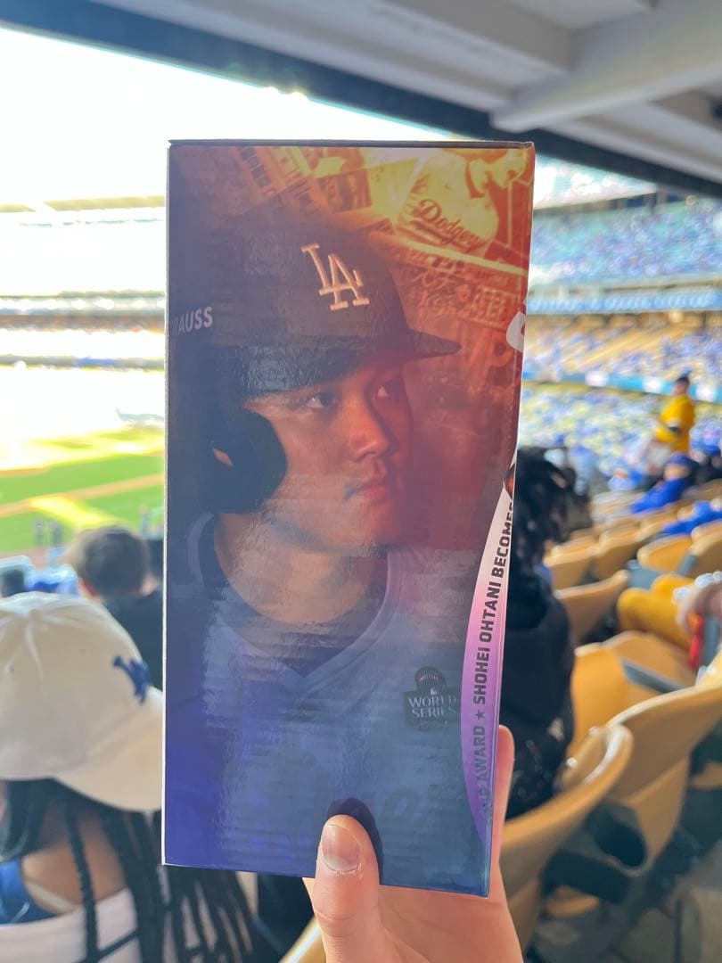 今シーズン初の限定大谷翔平選手のMVP Awardボブルヘッド。