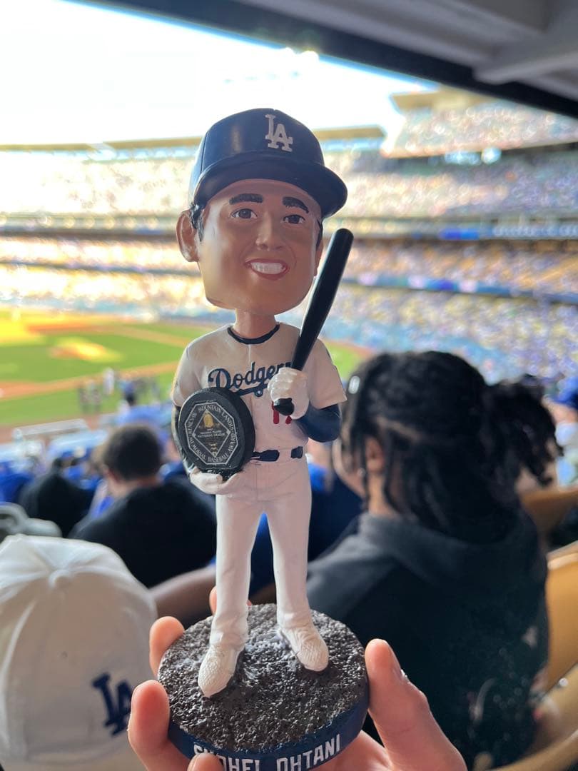 今シーズン初の限定大谷翔平選手のMVP Awardボブルヘッド。