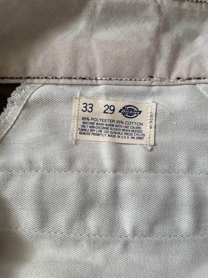 dickies 874 USA製 ブラウン 80s 90s アメリカ製　w33