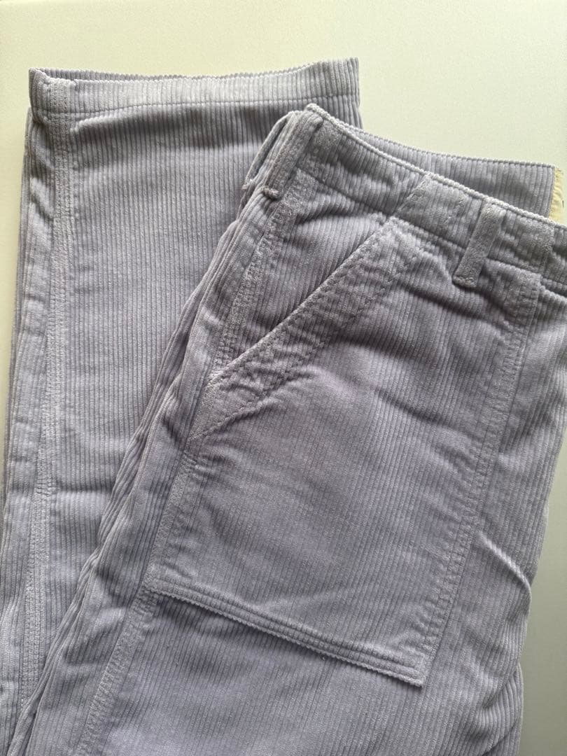 パンツ SHISHIKUI CORDUROY BAKER /L.PURPLE 38