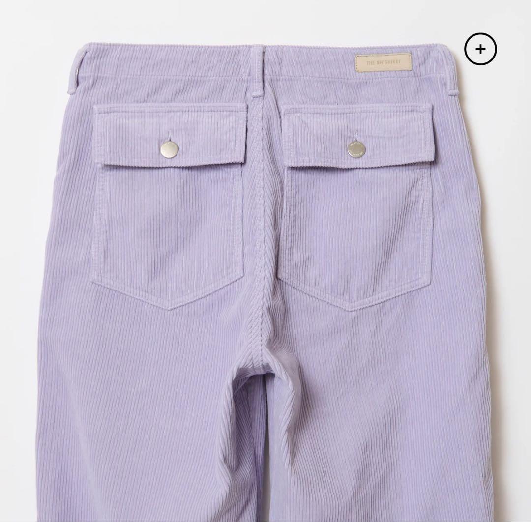 パンツ SHISHIKUI CORDUROY BAKER /L.PURPLE 38