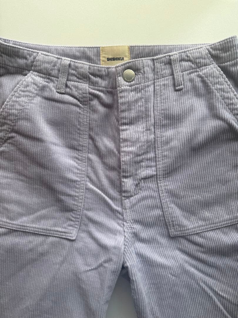 パンツ SHISHIKUI CORDUROY BAKER /L.PURPLE 38