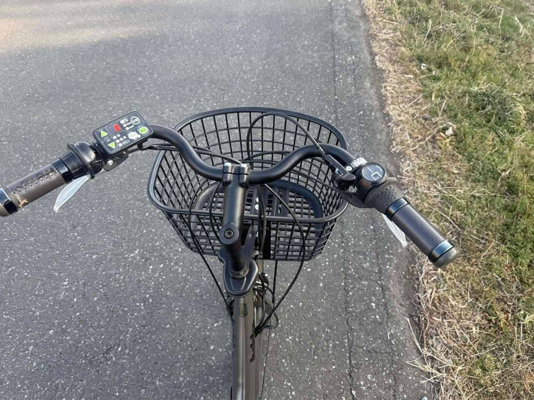 電動アシストヤマハ自転車 シティタイプ 黒