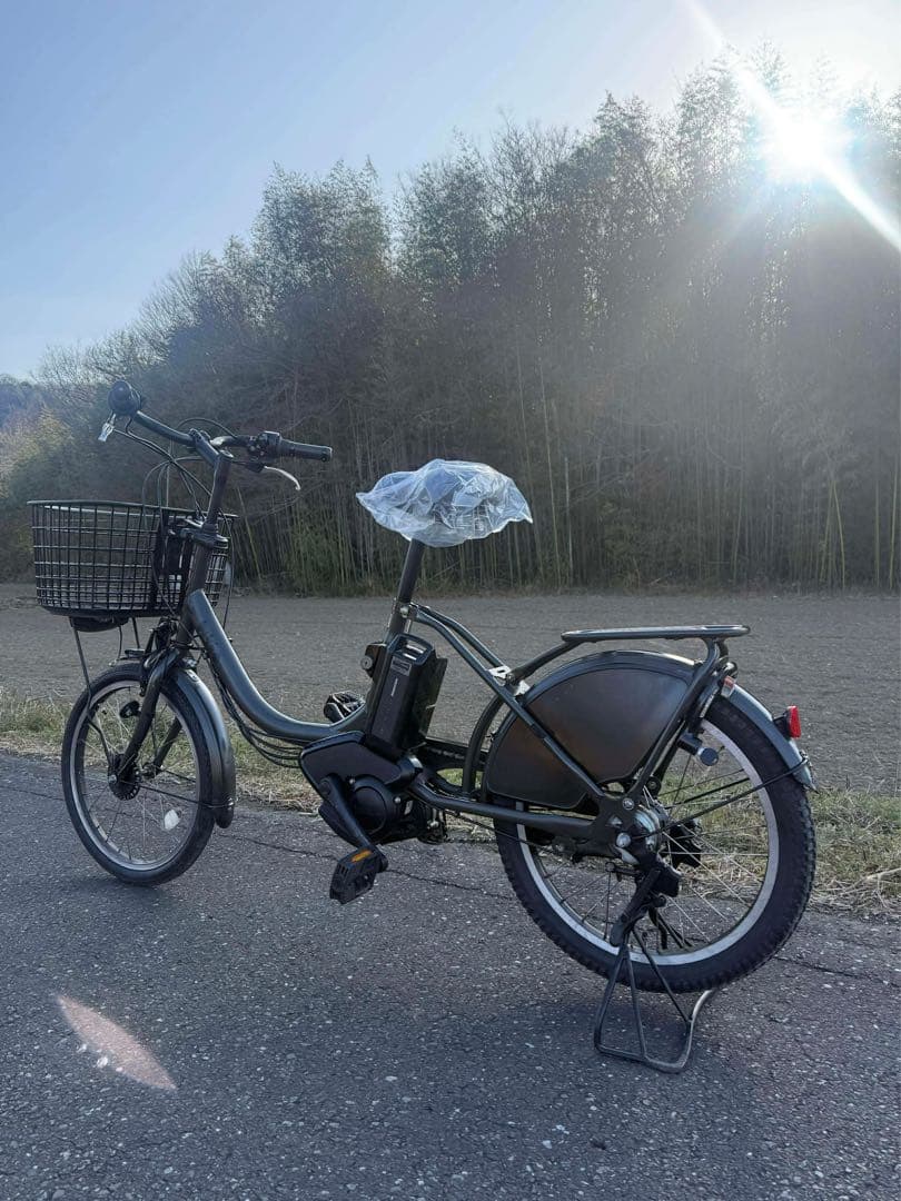 電動アシストヤマハ自転車 シティタイプ 黒
