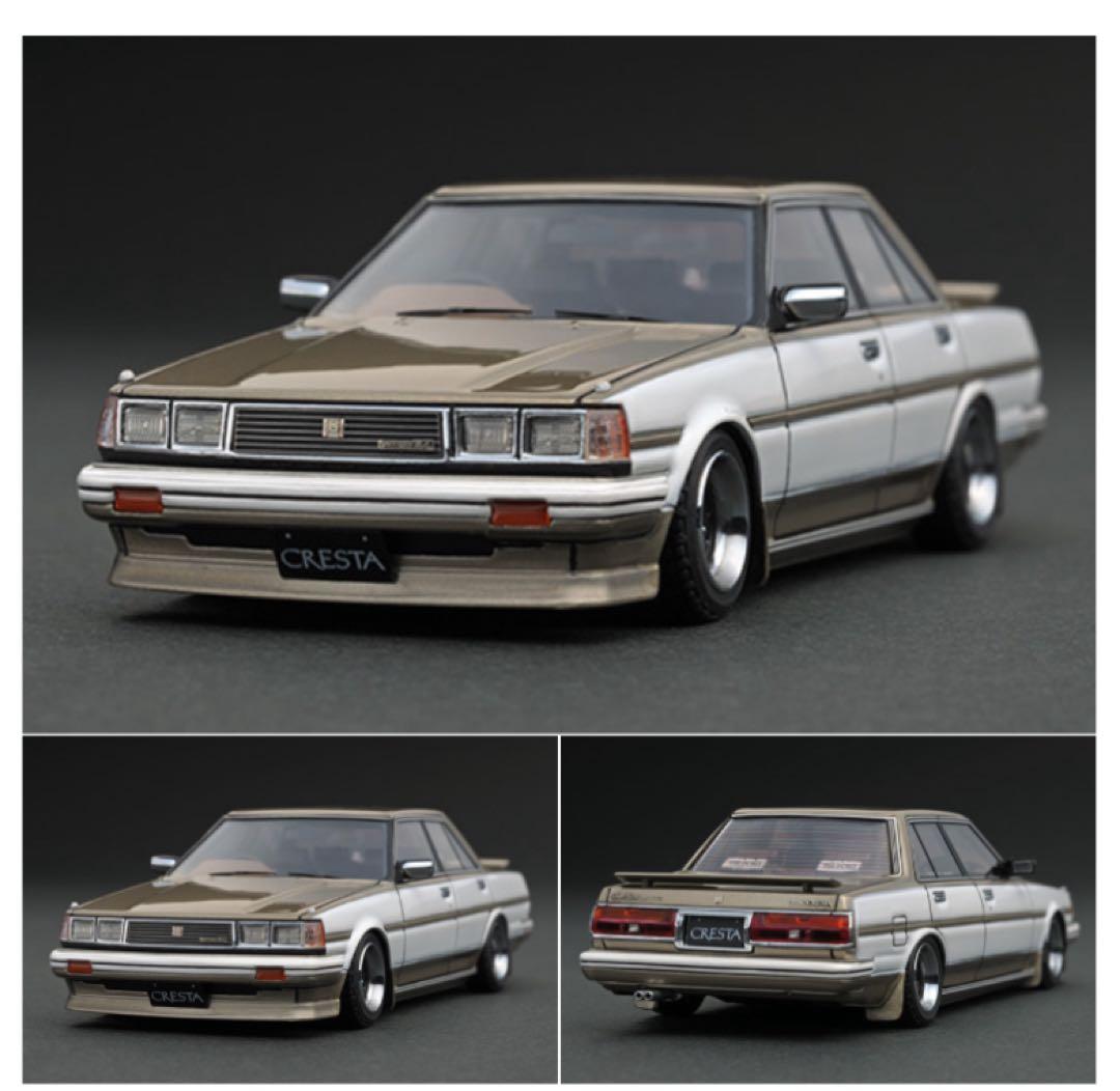 イグニッションモデル　1/43 クレスタ　GX71 ホワイト/ゴールド