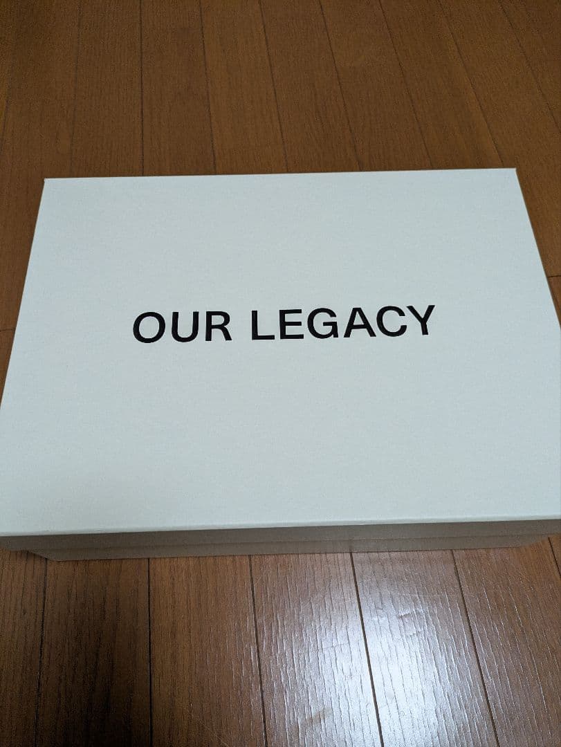 靴 OUR LEGACY CHUKKA BOOT DIM BLACK 43