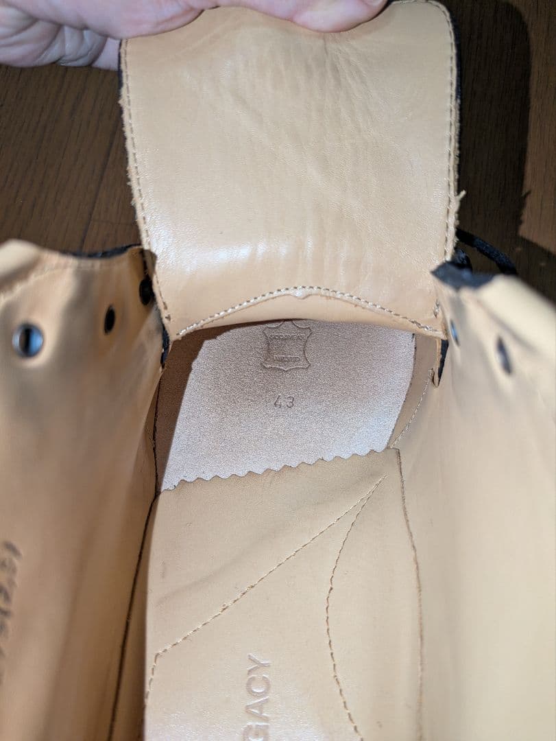 靴 OUR LEGACY CHUKKA BOOT DIM BLACK 43