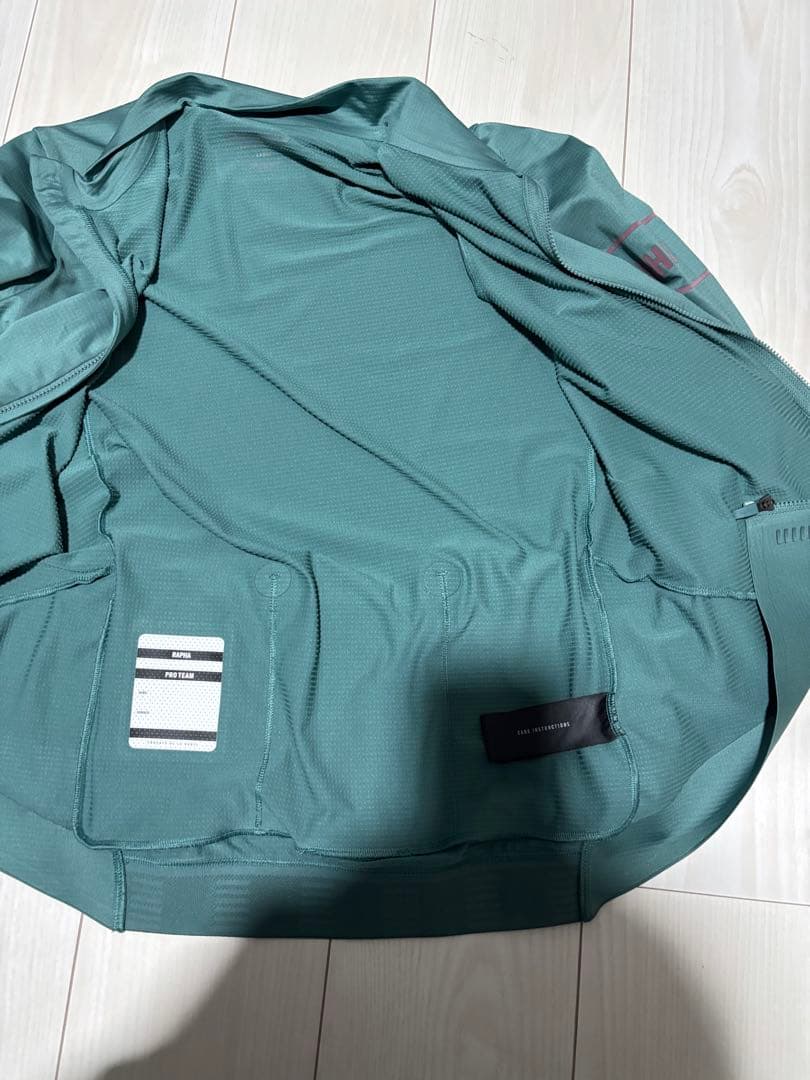 Rapha グリーン サイクルジャージ 長袖