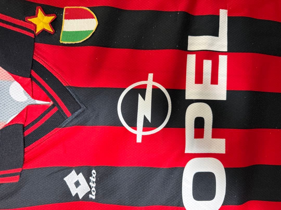 希少品　ACミラン 95-96 #18 ロベルト・バッジョ ロット 昇華プリント