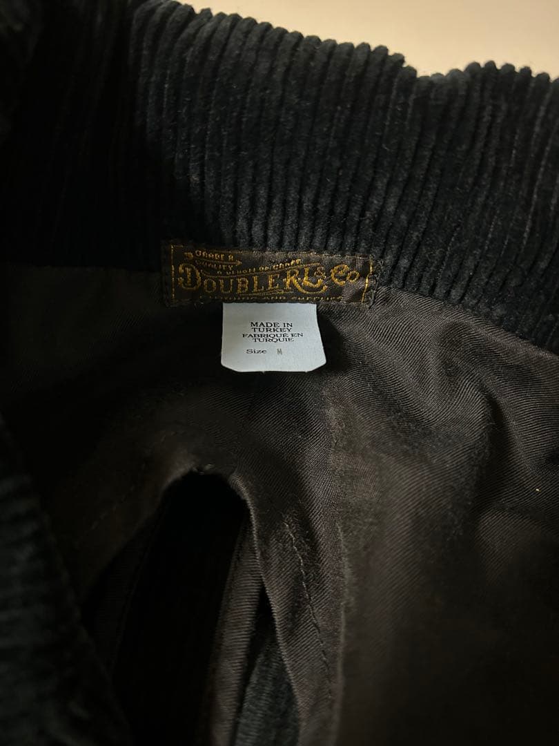 【美品】RRL ダブルアールエル コーデュロイ テーラード ジャケット 黒 M