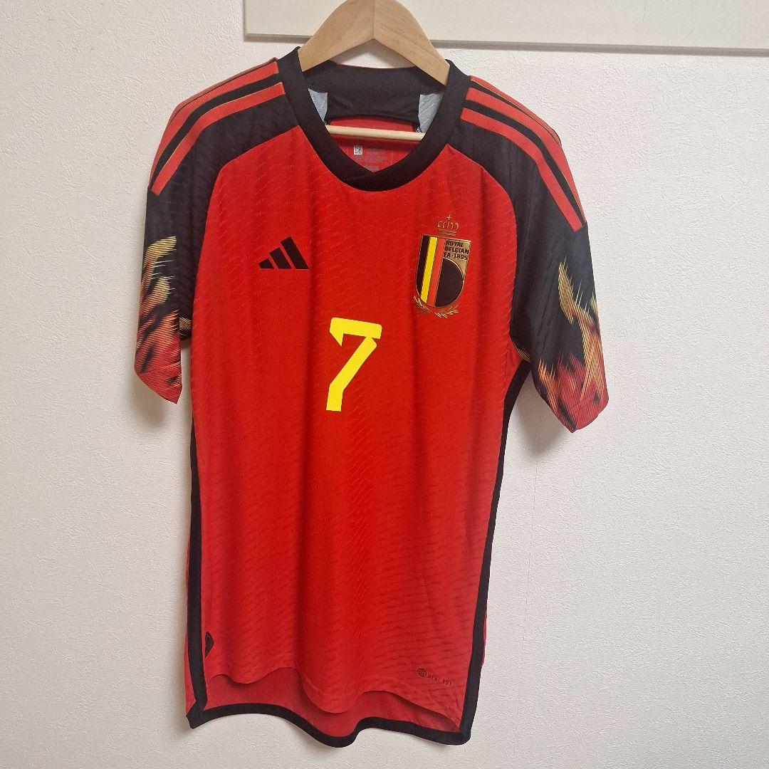 ベルギー代表　2022 ユニフォーム　ホーム　#7.デ・ブライネ