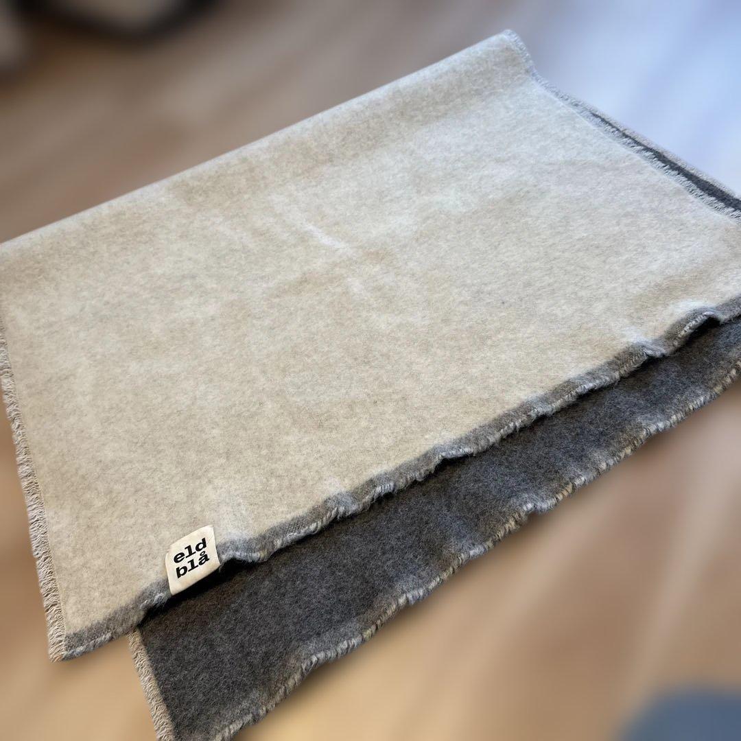 eld blå ブランケット　スゥエーデン製