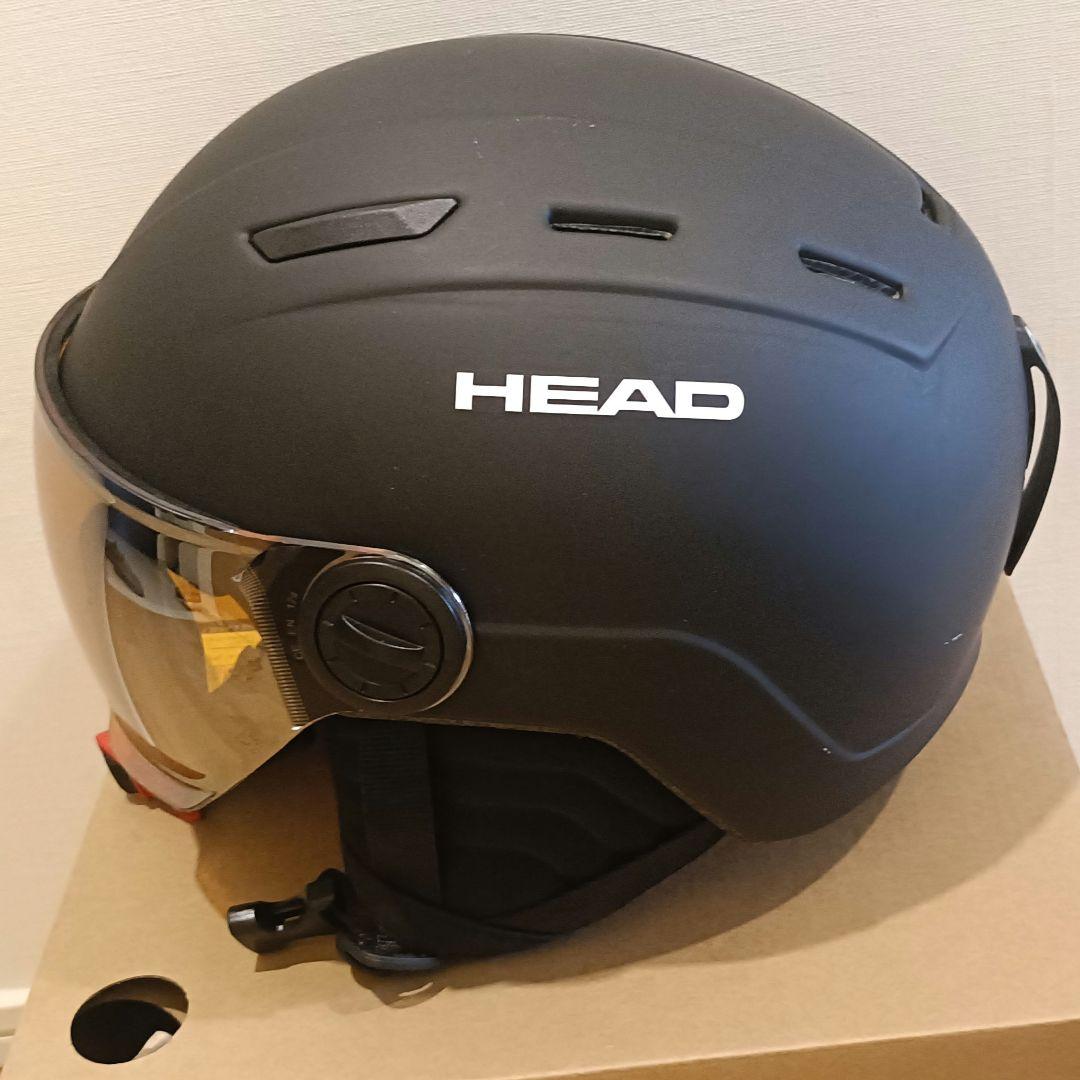 美品　HEAD ヘルメット 黒　ゴーグル　バイザー付　MOJO VIROR