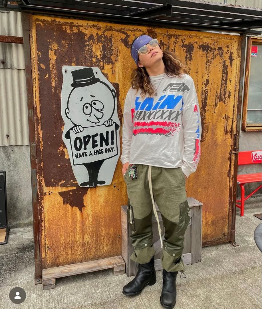 【レア】Indepict y.t ビンテージUSテント生地パンツ