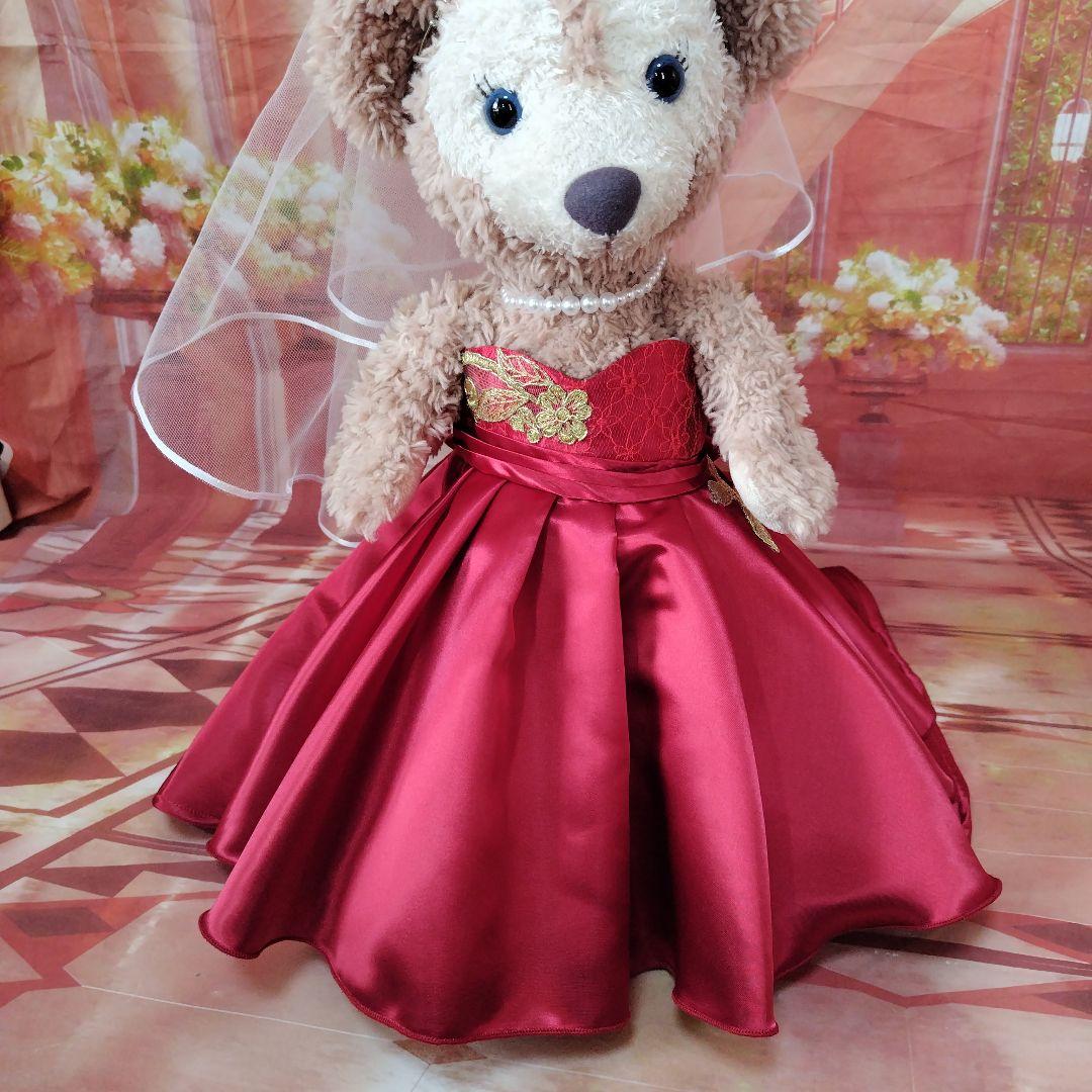 Rちゃんダッフィーシェリーメイウェディングコスチューム