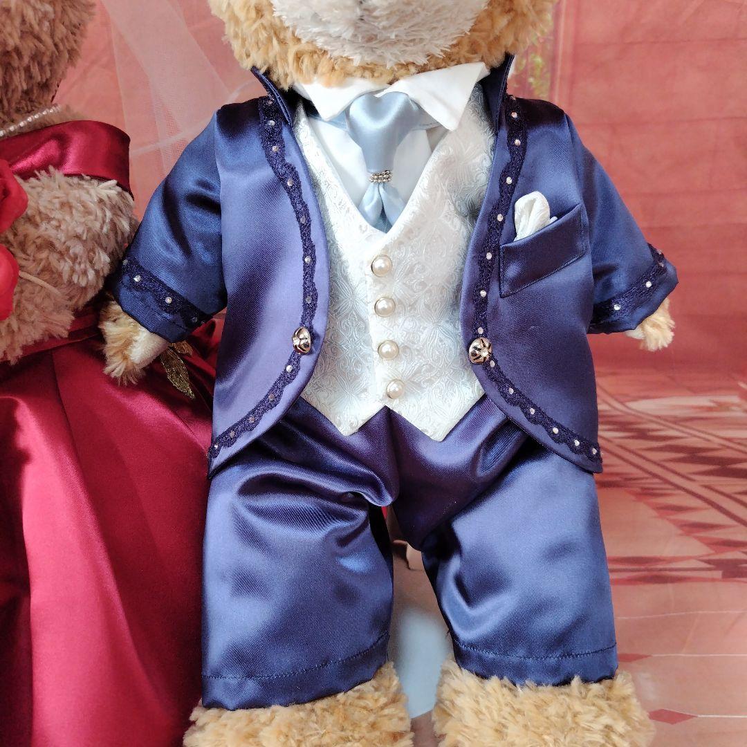 Rちゃんダッフィーシェリーメイウェディングコスチューム