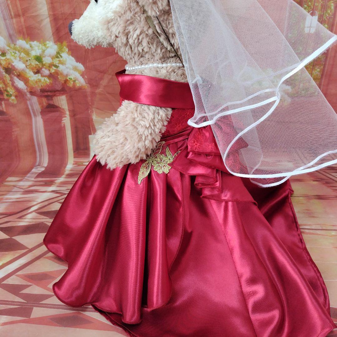 Rちゃんダッフィーシェリーメイウェディングコスチューム