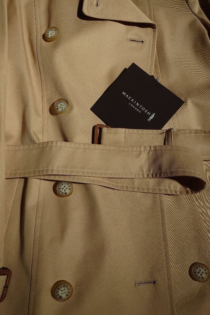 マッキントッシュロンドン　 トレンチコート　ベージュ40